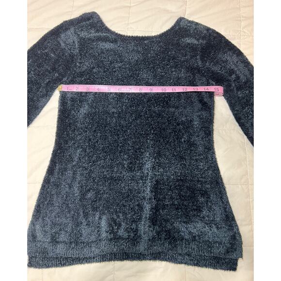 Josie Natori Women’s Tunic Sweater Black Size Small - Picture 9 of 11